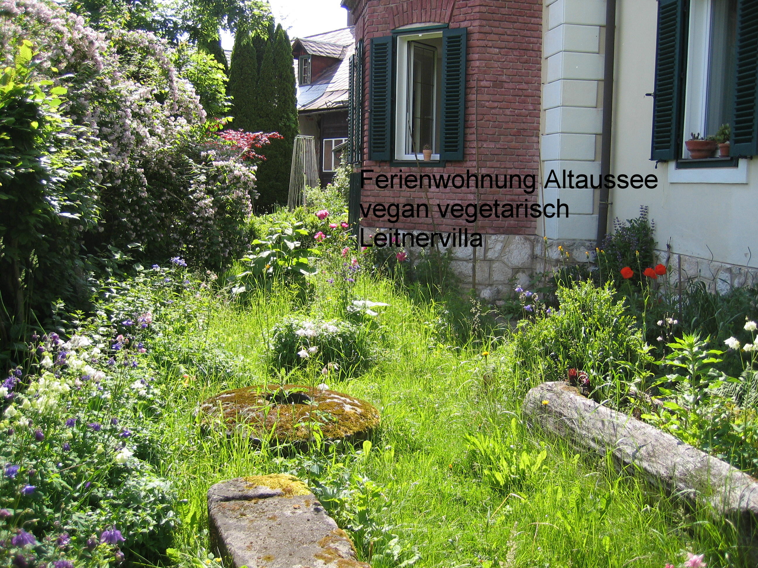 Ferienwohnung Altaussee vegan vegetarisch Erdgeschoss Leitnervilla