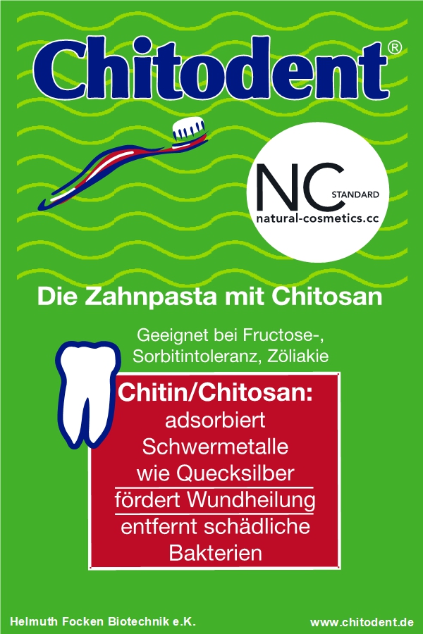 Zahnpasta mit Erythritol und mit Chitosan